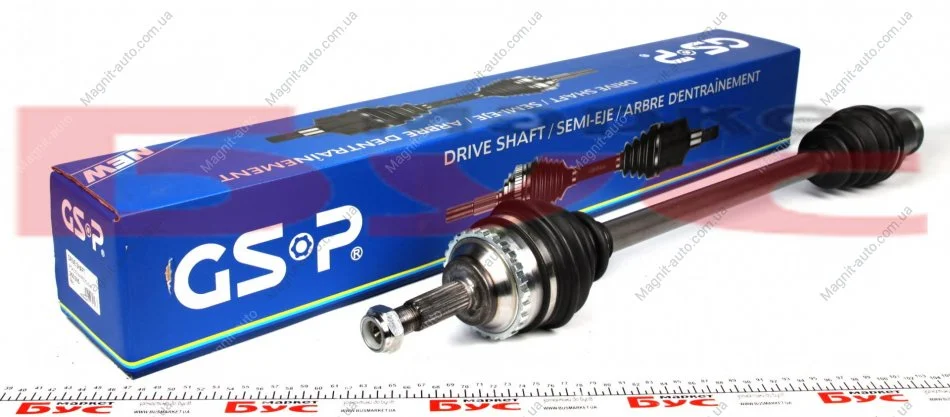 Полуось, RENAULT Clio/Symbol 1.2-1.9D Right +ABS (26T 21 23 51.5 83 728) (23665 Spidan) GSP 250395 (фото 1)