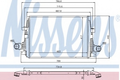 Интеркулер NISSENS 96644