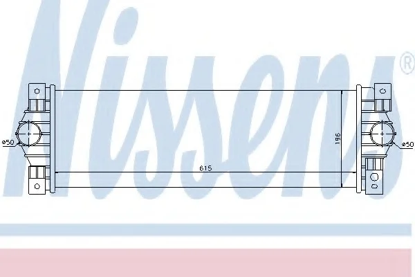 Интеркуллер SSANGYONG ACTYON (2006) 2.0 XDI NISSENS 96651 (фото 1)