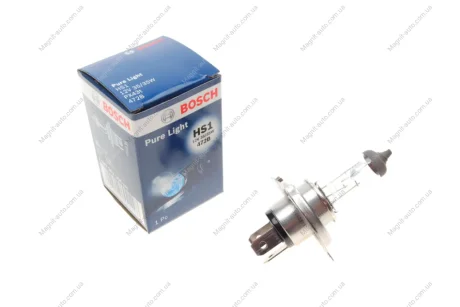 Лампа (картон 1шт) HS1 12В 35Вт PX43T для мотоциклів Pure Light BOSCH 1987302104