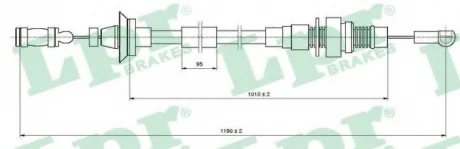 Тросик газа LPR C0005A