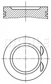 Поршень MAHLE MAHLE / KNECHT 0220601