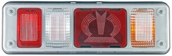 Ліхтар задній прав (LED/P21W, 24В, з індикатором, зі світлом протитуманних фар, світло заднього ходу, із стоп-сигналом, паркувальні вогні, аварійний трикутник) KRONE HELLA 2VP340961521 (фото 1)