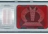 Ліхтар задній прав (LED/P21W, 24В, з індикатором, зі світлом протитуманних фар, світло заднього ходу, із стоп-сигналом, паркувальні вогні, аварійний трикутник) KRONE HELLA 2VP340961521