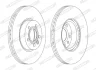 Гальмівний диск FERODO DDF1160C (фото 1)