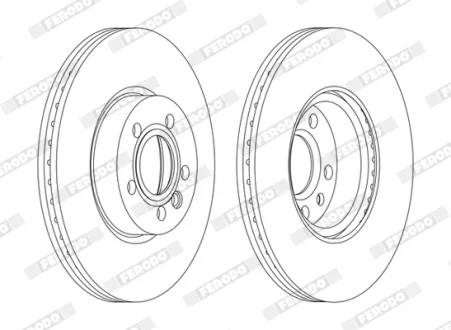 Тормозной диск FERODO DDF1160C