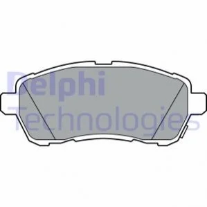 Комплект тормозных колодок переднего., FORD FIESTA VI SUZUKI BALENO, SWIFT IV, SWIFT V, SWIFT VI 1.0-1.6D 02.10- Delphi LP3364
