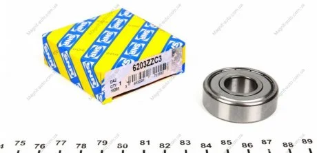 Подшипник шариковый d>30 SNR NTN 6203ZZC3