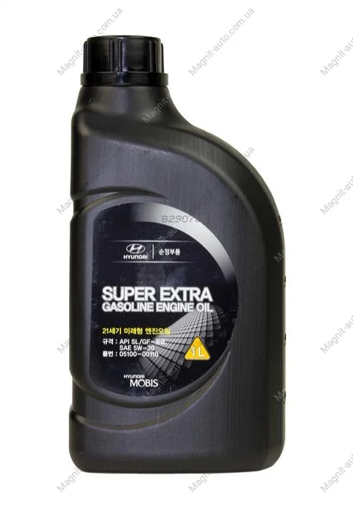 Олива ДВС 5W-30 1 л Super Extra Gasoline SL/GF-3 нп/с Mobis MOBIS 05100-00110 (фото 1)