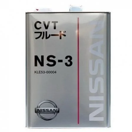 Масла вариаторной КПП, CVT Fluid NS-3 4L NISSAN KLE5300004 (фото 1)