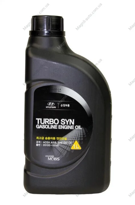 Масло моторное Hyundai/Kia Turbo SYN Gasoline 5W-30, 1л. MOBIS 05100-00141 (фото 1)