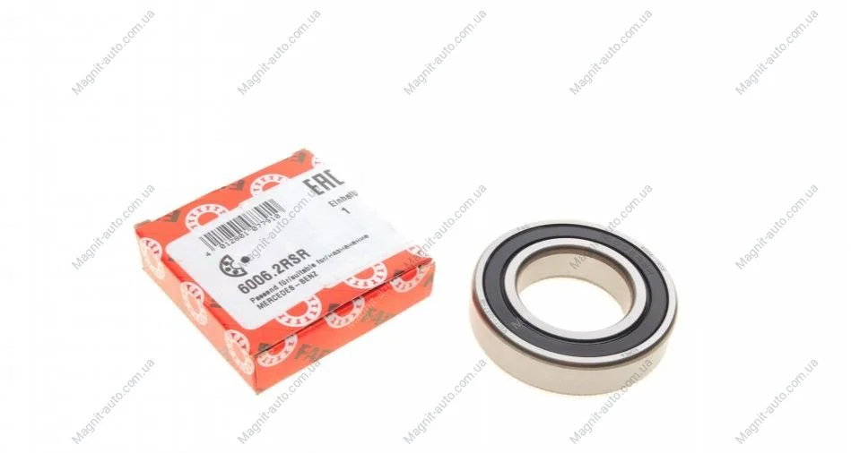 Подшипник подвесной полуоси., 96-08 30mm FAG 6006-2RSR (фото 1)