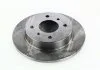 Диск тормозной (кратно 2) задний Nissan Almera II N16 (00-) (D=257.8mm) HI-Q Hi-Q (SANGSIN) SD4236 (фото 4)