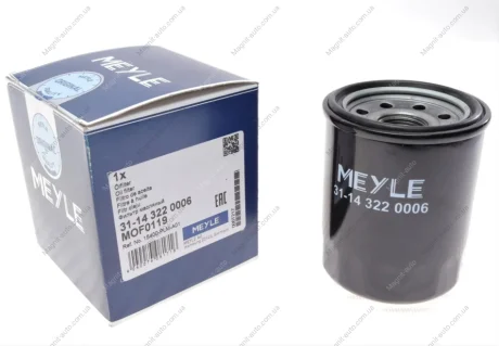Фільтр оливи MEYLE 31-14 322 0006