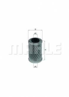Фільтр оливи MAHLE / KNECHT OX115
