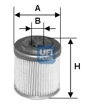 Масляний фiльтр UFI 25.588.00