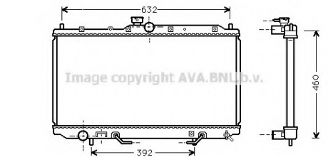 Радiатор AVA COOLING MT 2153