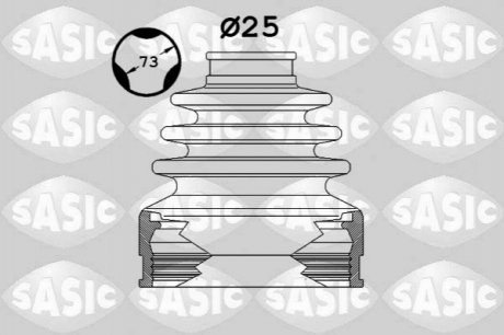 Osłona przegubu wewnętrznego (fi: 25/73) HONDA CIVIC IX, CIVIC VIII, OPEL CORSA D, CORSA E 1.4-2.2D 09.05- SASIC 1906083