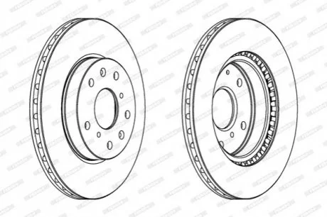 Гальмівний диск FERODO DDF1620C