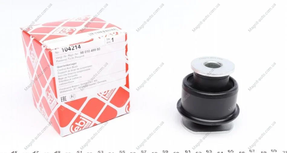 Сайлентблок CITROEN/PEUGEOT C5/3008/407/508 \'\'R \'\'08-19 FEBI BILSTEIN 104214 (фото 1)