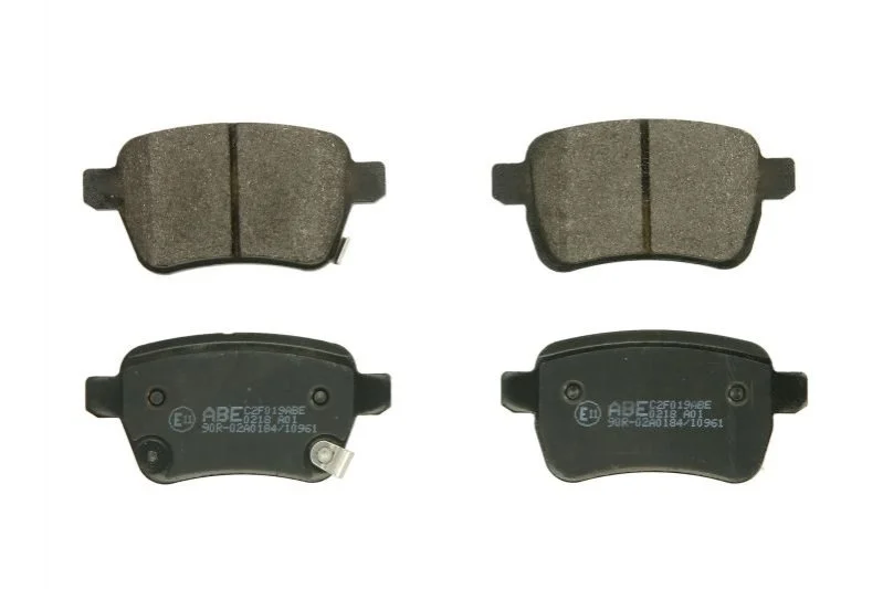 Комплект тормозных колодок задн., FIAT 500L, TIPO OPEL ADAM, CORSA E 1.0-1.6D 09.12- ABE C2F019ABE (фото 1)