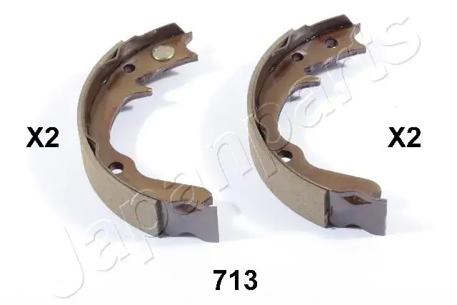 Комплект гальмівних колодок, стоянкова гальмівна система JAPANPARTS GF713AF (фото 1)