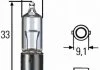 Автолампа H10W BA9S 12V 10W HELLA 8GH002473191