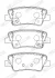 Комплект тормозных колодок задн., HYUNDAI ACCENT IV, ACCENT V, ELANTRA VI, I20 ACTIVE, I20 II, I40 I, I40 I CW, IONIQ, IX35, SOLARIS, TUCSON KIA NIRO, NIRO I, OPTIMA, RIO IV 1.0-Electric 06.10- FERODO FDB5041 (фото 1)