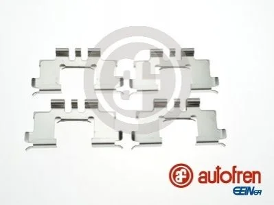 Монтажний набір гальмівних колодок передн CITROEN C-ZERO DAIHATSU COPEN, CUORE VII, SIRION, TREVIS PEUGEOT ION SUBARU JUSTY IV SUZUKI ALTO VI, CARRY, IGNIS I 0.7-Electric 03.00- AUTOFREN D42997A