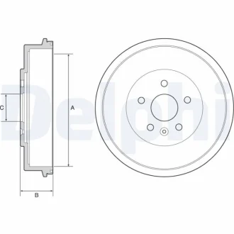 Тормозной барабан Delphi BF553