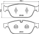 Комплект тормозных колодок, дисковый тормоз HELLA 8DB355016021 (фото 4)