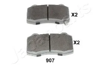 Комплект тормозных колодок, дисковый тормоз JAPANPARTS PP907AF