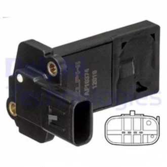 Датчик расхода воздуха DELPHI FORD Delphi AF1037412B1
