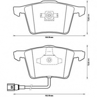 Комплект тормозных колодок, дисковый тормоз Jurid 573197JC (фото 1)