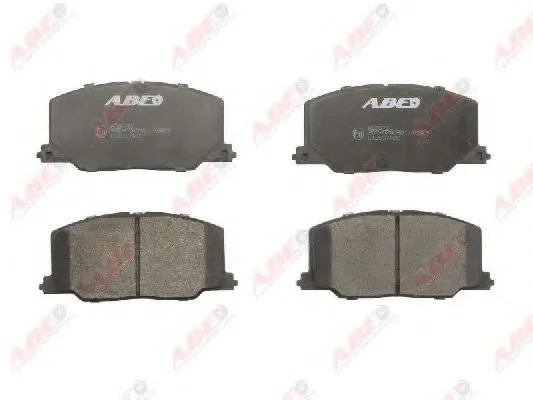 Комплект гальмівних колодок переднього., LEXUS ES TOYOTA ALTEZZA, CAMRY, CARINA V, CARINA VII, CELICA, CENTURY, CHASER, CORONA, GRANVIA, HIACE III, PASEO, PROGRES, RAUM, SPRINTER 1.3-4.0 10.82-07.07 ABE C12037ABE (фото 1)