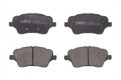 Комплект тормозных колодок переднего., FORD B-MAX, ECOSPORT, FIESTA, FIESTA VI, FIESTA VII, TOURNEO COURIER B460, TRANSIT COURIER B460 1.0-1.6D 06.08- ABE C1G064ABE