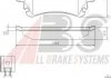 Тормозные колодки зад. VW Phaeton 02-16 (LUCAS/TRW) (с датчиками) A.B.S. 37368 (фото 1)