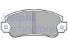 Комплект тормозных колодок переднего., ABARTH RITMO ALFA ROMEO 145, 146, 155 FIAT 131, 147, ARGENTA, BARCHETTA, PANDA, PUNTO, REGATA, RITMO, TEMPRA, TIPO, UNO LANCIA DEDRA 0.65-2.5D 10.76-06.06 Delphi LP353 (фото 1)