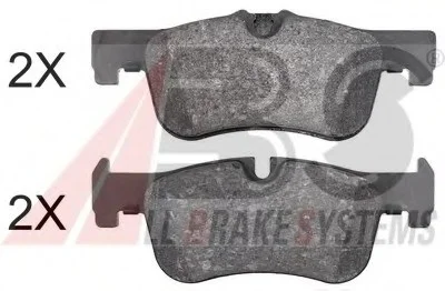 Комплект тормозных колодок A.B.S. 37922