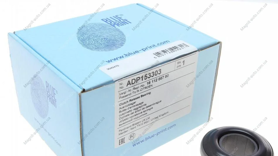 Підшипник вимкнення зчеплення BLUE PRINT ADP153303 (фото 1)