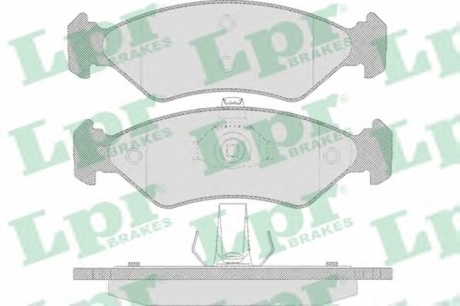 Комплект тормозных колодок, дисковый тормоз LPR 05P655 (фото 1)