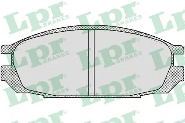 Комплект тормозных колодок, дисковый тормоз LPR 05P376 (фото 1)