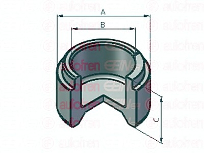 Поршень, корпус скобы тормоза SEINSA AUTOFREN D025519