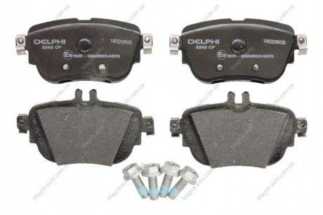 Дисковые тормозные колодки, комплект Delphi LP3262 (фото 1)