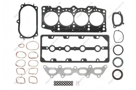 Комплект прокладок двигуна (верх) FIAT 500, 500 C, 500L, BRAVO II, DOBLO, DOBLO CARGO, IDEA, PANDA, PUNTO, STILO, TIPO LANCIA MUSA, YPSILON OPEL COMBO, COMBO TOUR 1.4/1.4LPG 09.03- ELRING 431590