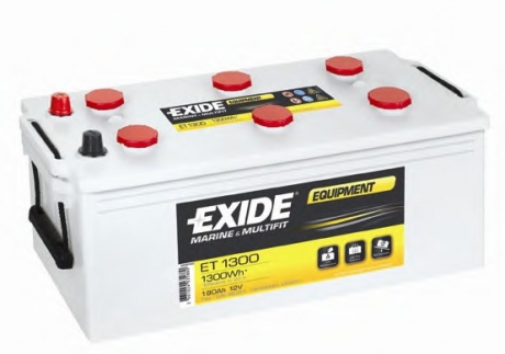 Стартерная аккумуляторная батарея EXIDE ET1300 (фото 1)