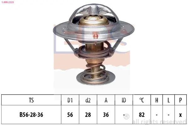 Termostat YARIS 1.3 /bez uszcz EPS 1880222S (фото 1)