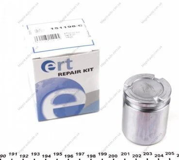 Поршень, корпус скобы тормоза ERT 151198C