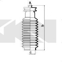 Пыльник, рулевое управление SPIDAN 83716