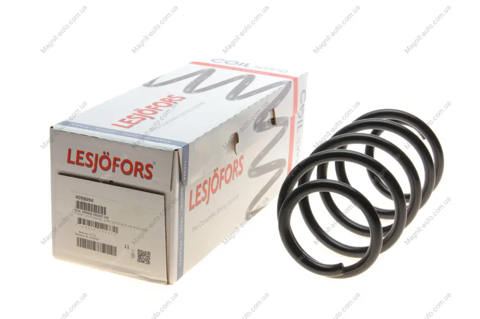 Пружина перед. VW, PASSAT 1,4 TSI ECOFUEL 3/05-/ 2,0 TDI BLUE. 4M. 8/10-12/14 LESJOFORS 4095094 (фото 1)